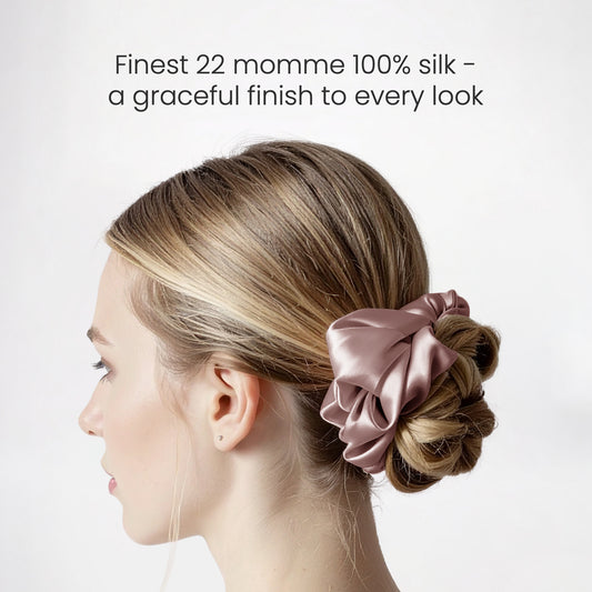 Rose Powder Blush Scrunchie