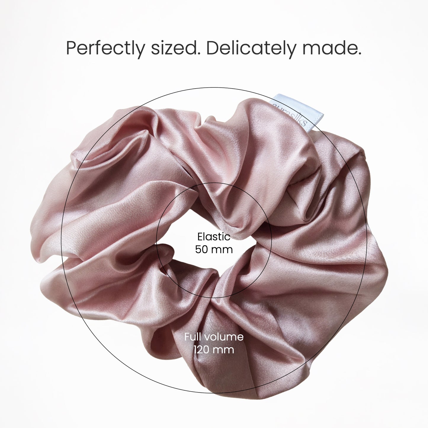 Rose Powder Blush Scrunchie
