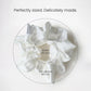 White Pearl Glow Scrunchie
