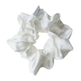 White Pearl Glow Scrunchie
